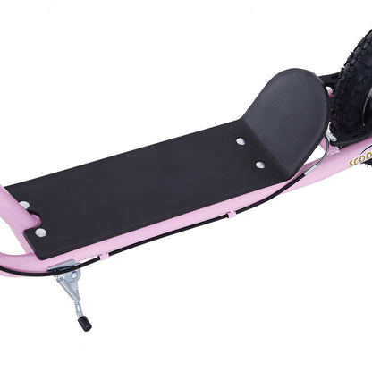 HOMCOM Stunt Scooter, Kids Scooter with 16" Big Wheels, Adjustable Height, Dual Brakes, for Ages 5+ Years, Pink