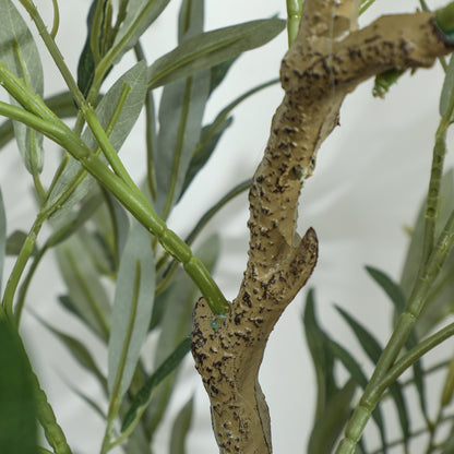 HOMCOM Silk Leaf Artificial Olive Trees