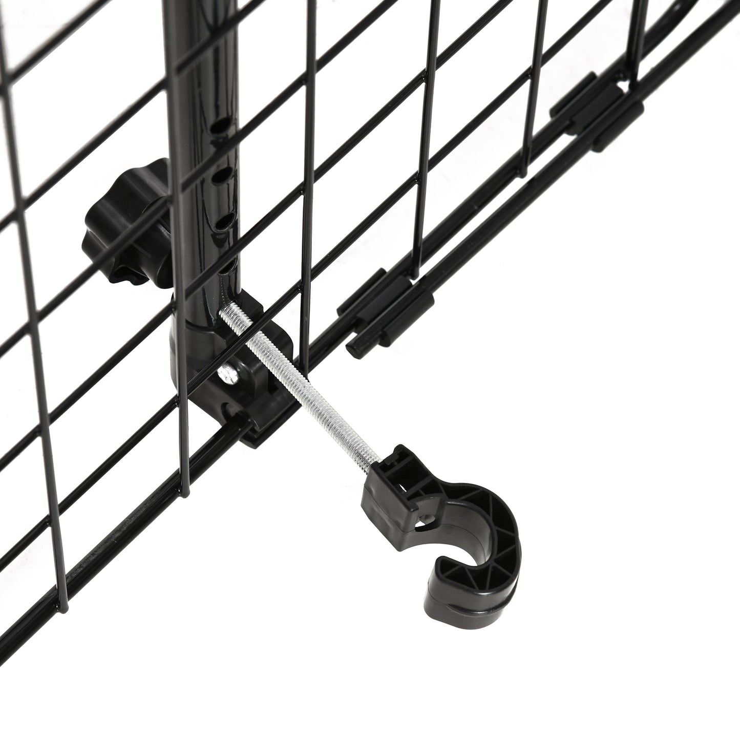 PawHut Heavy Duty Pet Dog Car Barrier Black