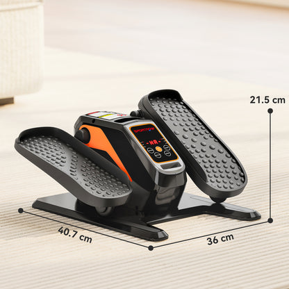 SPORTNOW Under Desk Elliptical Machine for Home, Electric Elliptical Machine with 12 Adjustable Speed, LED Monitor