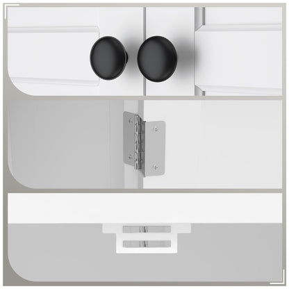 HOMCOM Over-Toilet/Appliance Storage Cabinet - White
