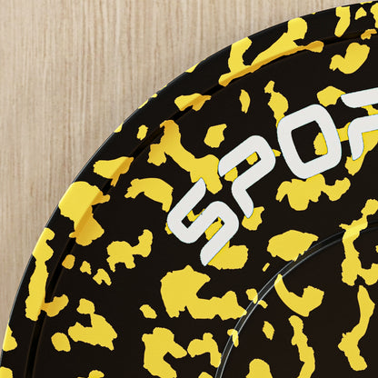 SPORTNOW Olympic Weight Plates with 5cm Holes, for Weight Lifting, 2 x 15KG