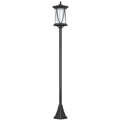 Outsunny Solar Lamp Post Light, 1.3 M LED Outdoor Street Light, Waterproof IP44 for Patio, Garden, Pathway, Cool White