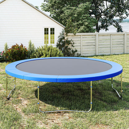 HOMCOM 12ft Trampoline Pad, Φ366cm Trampoline Accessories Surround Pad Thick Foam Pads Padding Replacement Spare, Blue