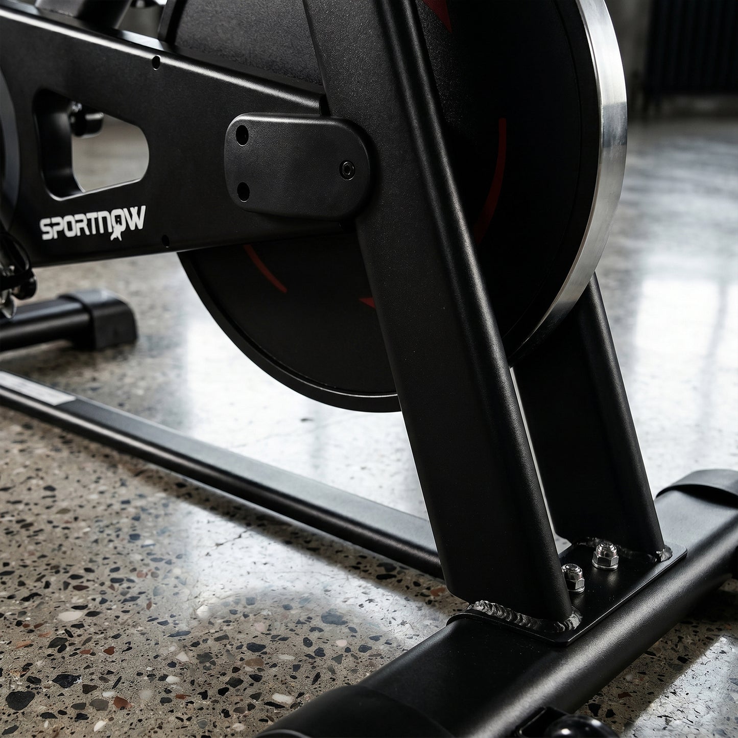 SPORTNOW Exercise Bike, Indoor Stationary Bike with Smart APP, 0-100% Magnetic Resistance, Adjustable Seat & Handlebars