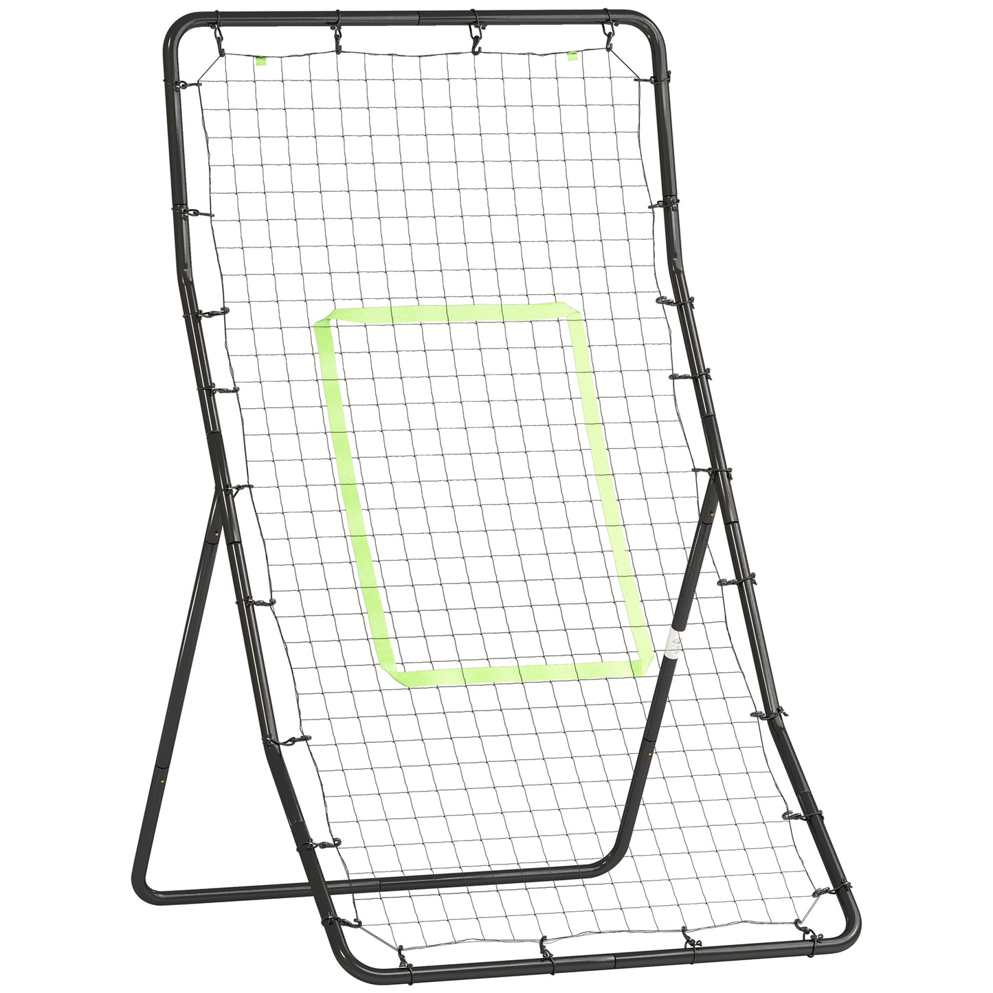 HOMCOM Rebounder Net Playback Game Spot Target Ball Rebounders Training Equipment Play Teaching