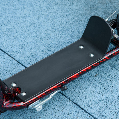 AIYAPLAY Kids Scooter with Adjustable Handlebar, Children's Kick Scooter with Non-slip Footplate, Rear Brake, Kickstand, Red