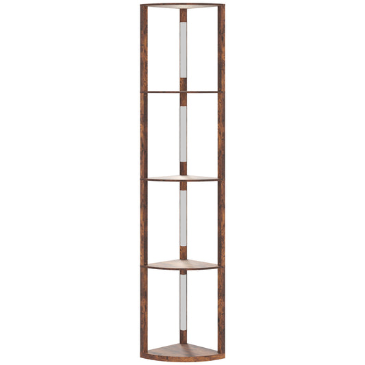 HOMCOM Three-Tier Corner Floor Lamp