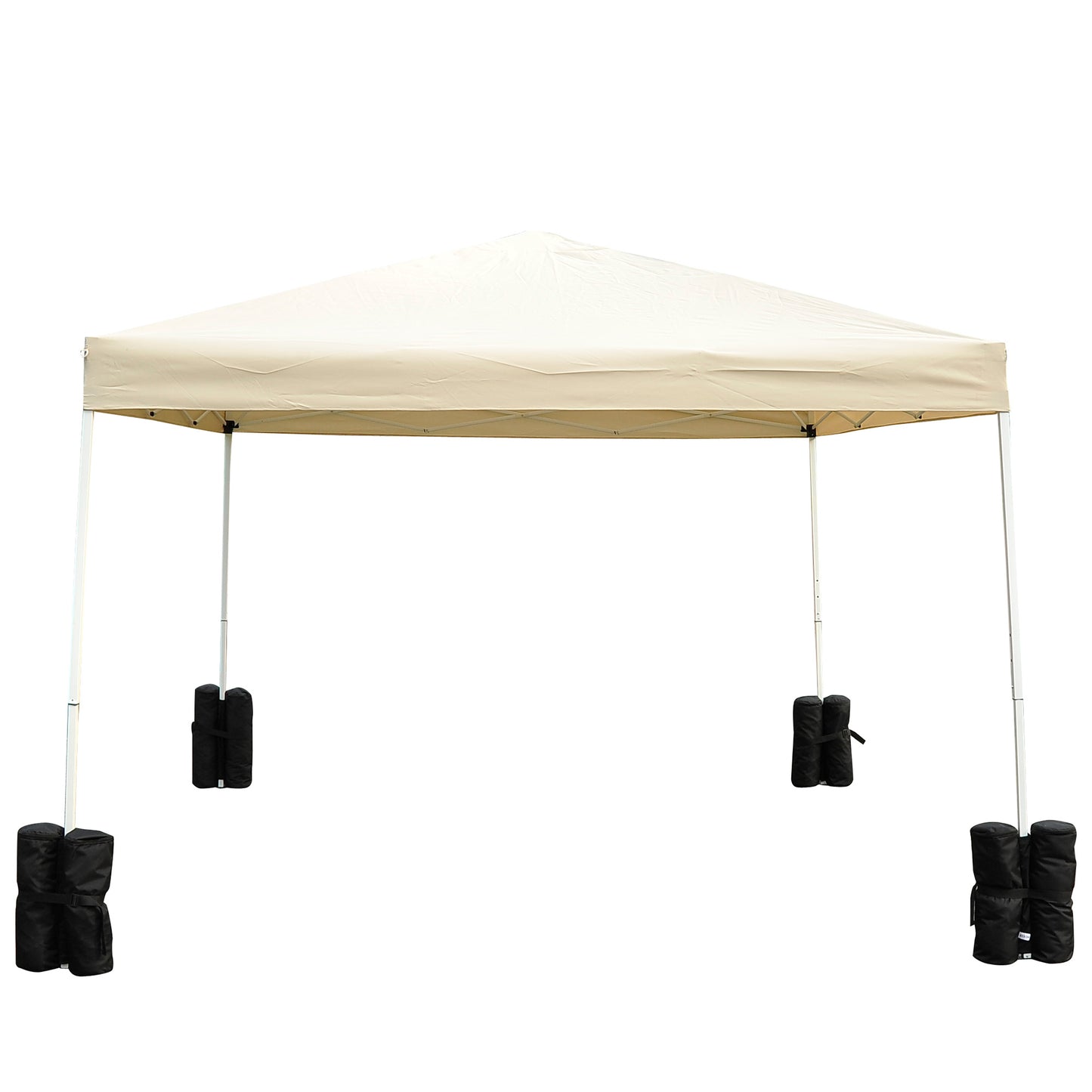 Outsunny 15 kg Heavy Duty Gazebo Weight Sand Bags, 4 pcs Leg Weights Marquee Tent Canopy Base for Trampoline Pop Up Gazebo Tent