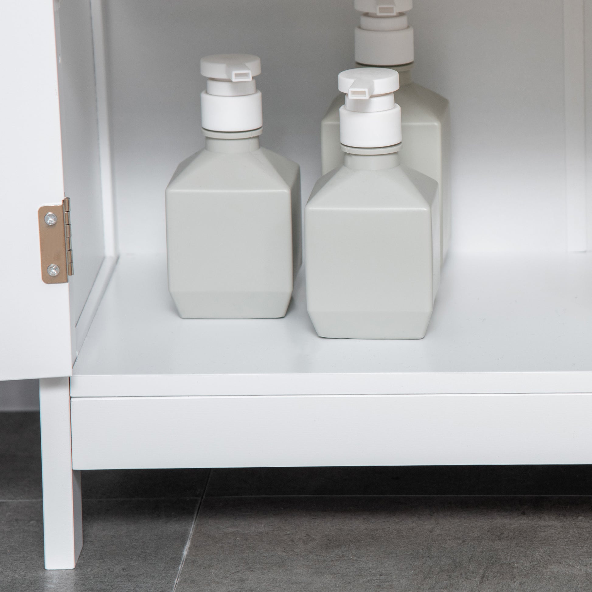 kleankin Modern Bathroom Floor Cabinet - White--ChewyGames-ChewyGames