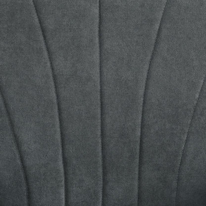 HOMCOM Upholstered Accent Chair with Rolled Arms and Wood Legs, Armchair for Living Room Bedroom, Grey