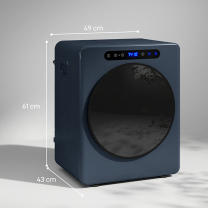 HOMCOM 5kg Compact 40-60℃  Tumble Dryer Blue