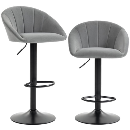 HOMCOM stool counter backs