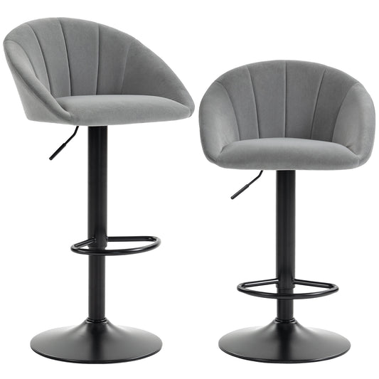HOMCOM stool counter backs