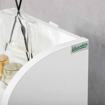 kleankin Multi-Storage Narrow Bathroom Cabinet - White--ChewyGames-ChewyGames