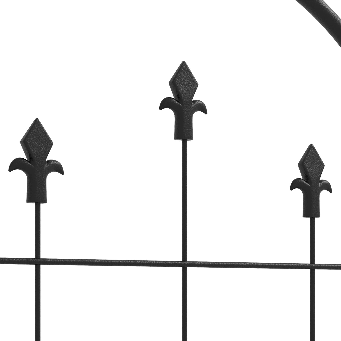 Outsunny Set of Four Spiral Anchor Garden Trellis Panels