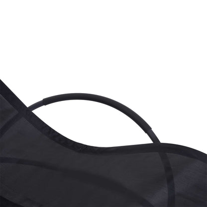 Outsunny Outdoor Orbital Lounger Zero Gravity Patio Chaise Foldable Rocking Chair w/ Pillow Black--ChewyGames-ChewyGames