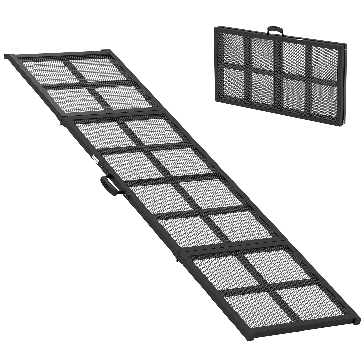 PawHut 191 x 50cm Dog Ramp for Car, Extra Long Pet Stairs with Non-Slip Surface, for Large Dogs, Black--ChewyGames-ChewyGames