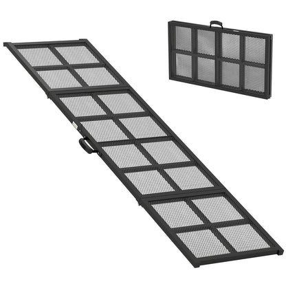 PawHut 191 x 50cm Dog Ramp for Car, Extra Long Pet Stairs with Non-Slip Surface, for Large Dogs, Black--ChewyGames-ChewyGames