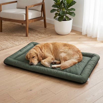 PawHut Waterproof Dog Bed, Foldable Pet Bed with Anti-Slip Bottom, Machine Washable for Large Dogs and Cats, 130 x 85 x 7 cm