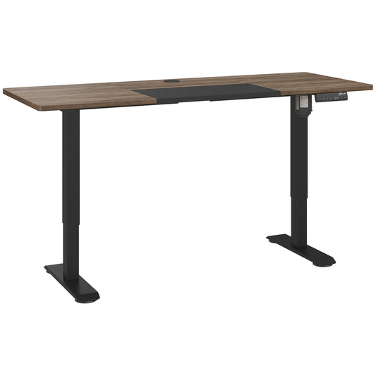 Vinsetto 72-116cm Adjustable Electric Standing Desk, with LED Display - Black--ChewyGames-ChewyGames