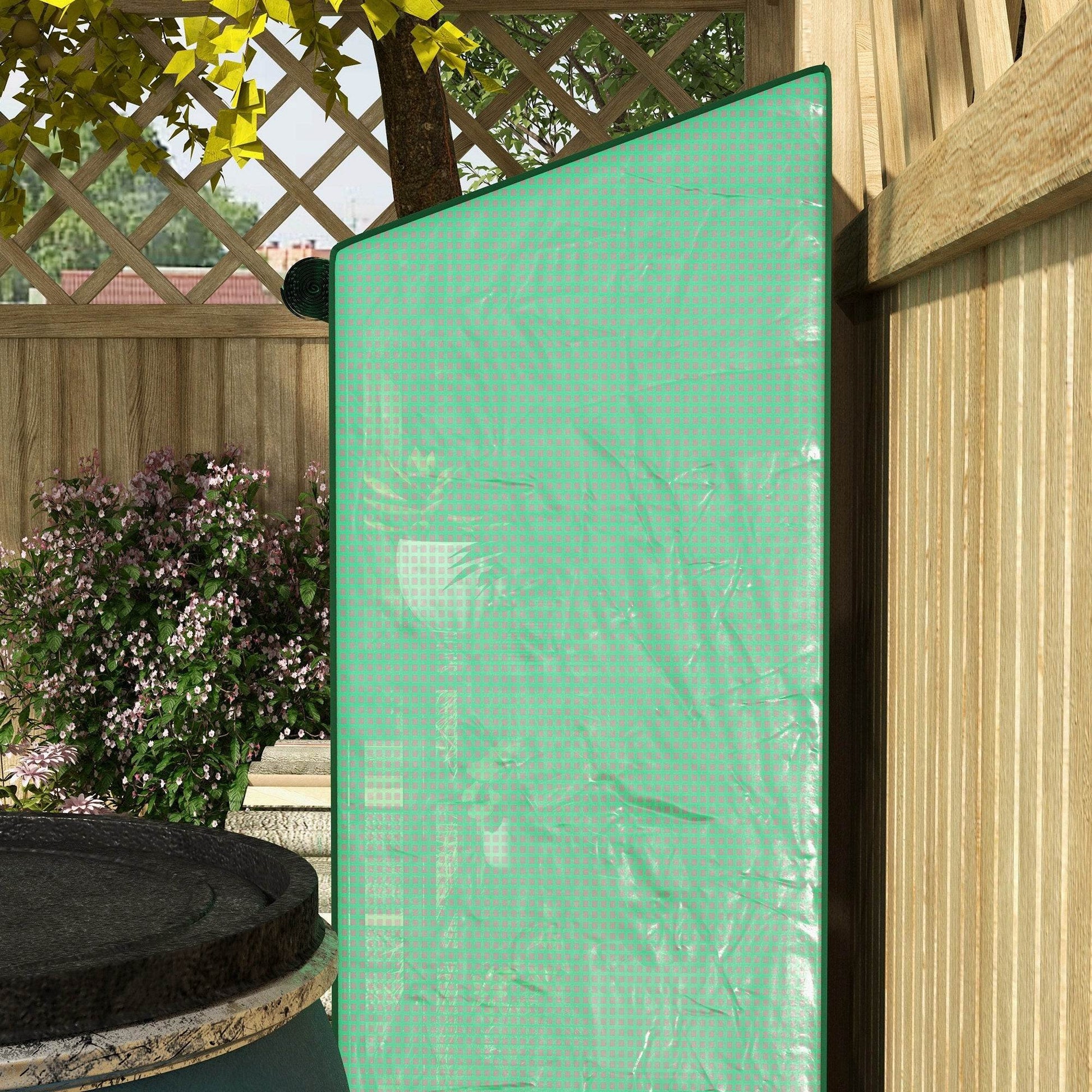 Outsunny 46 x 143cm Three-Shelf Mini Greenhouse - Green