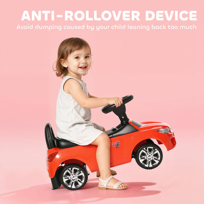 HOMCOM Ride on Car Baby Toddler Walker Foot to Floor Sliding Car Slider, Red