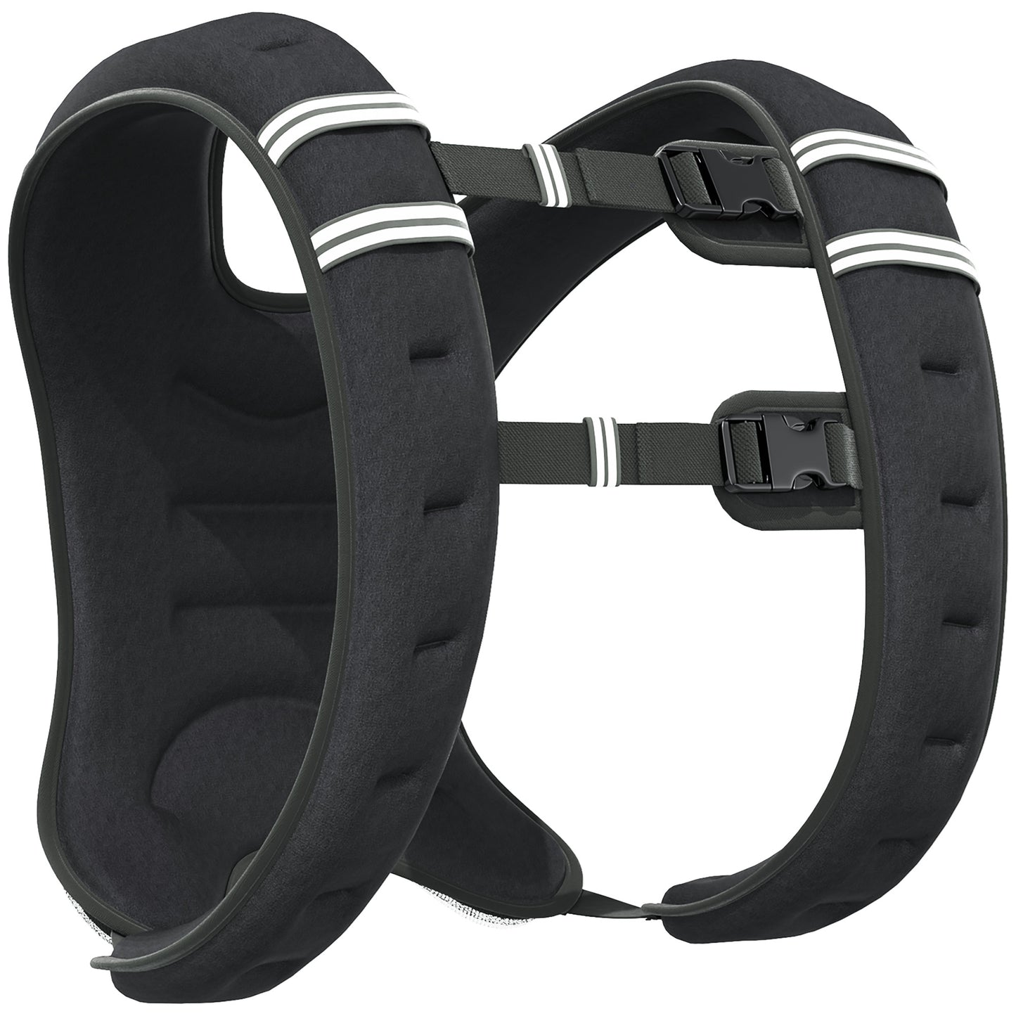 HOMCOM 10KG Weighted Vest, Running Weight Vest with Adjustable Strap, Convenient Pocket and Reflective Strips for Men and Women