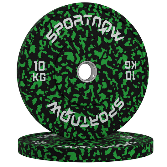 SPORTNOW Olympic Weight Plates with 5cm Holes, for Weight Lifting, 2 x 10kg--ChewyGames-ChewyGames