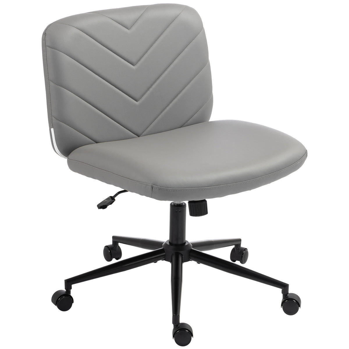 HOMCOM extra nail tech rolling retro fabric cute teenager arms hairdresser on chairs desks spinny comfortable beauty