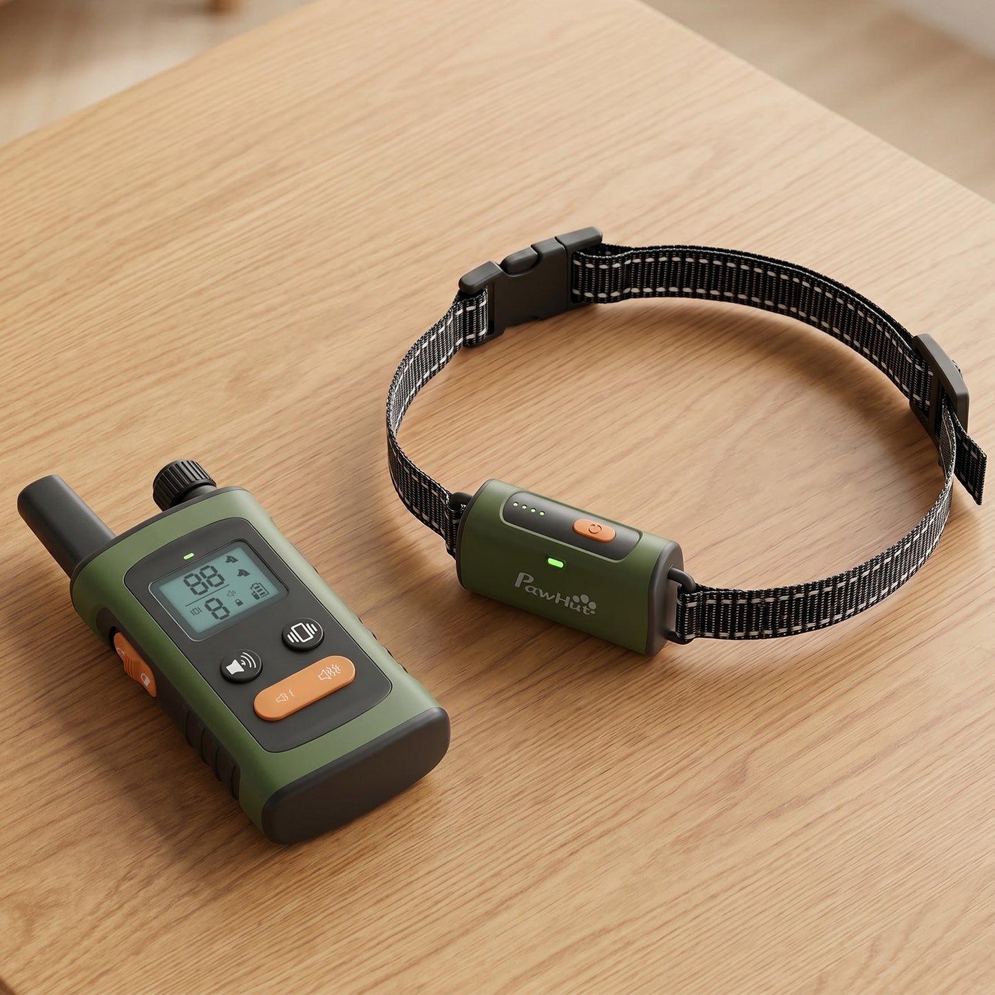 PawHut Dog Training Collar with 3200Ft Remote Range, Anti Barking Device with 3 Modes, IPX7 Waterproof, Rechargeable