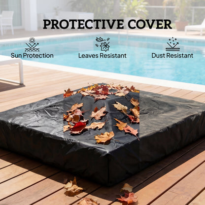 Outsunny Rattan Sun Loungers Set of 2 with Side Table, Garden Recliner Sunbeds with Adjustable Back, Cushions, Dark Grey