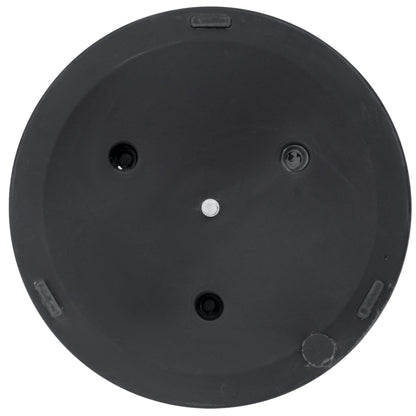 Outsunny 14kg Round Cement Parasol Base Umbrella Weight Stand Holder Fits Φ35mm,Φ38mm,Φ48mm Pole for Patio Outdoor Garden - Black