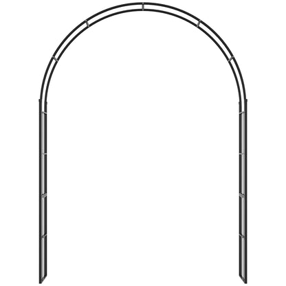 Outsunny 223cm Garden Arch Trellis, Outdoor Wedding Arbor for Ceremony for Climbing Roses, Vines and Plants--ChewyGames-ChewyGames