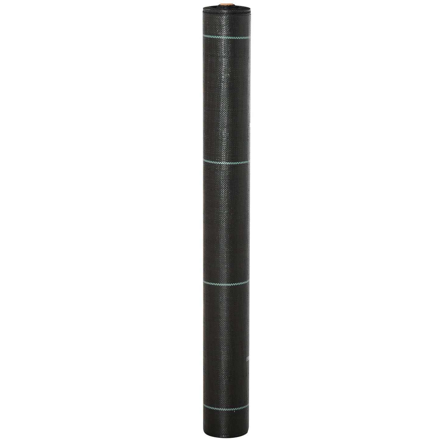 Outsunny 1m x 50m Weed Control Membrane, Heavy Duty Weed Control Barrier Fabric, 100gsm Ground Cover for Patios, Garden