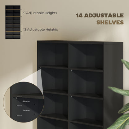HOMCOM 640 CD Storage Tower - Black