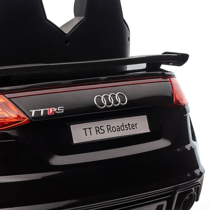HOMCOM Kids Licensed Audi TT Ride-On Car 12V Battery w/ Remote Suspension Headlights and MP3 Player 2.5-5km/h Black