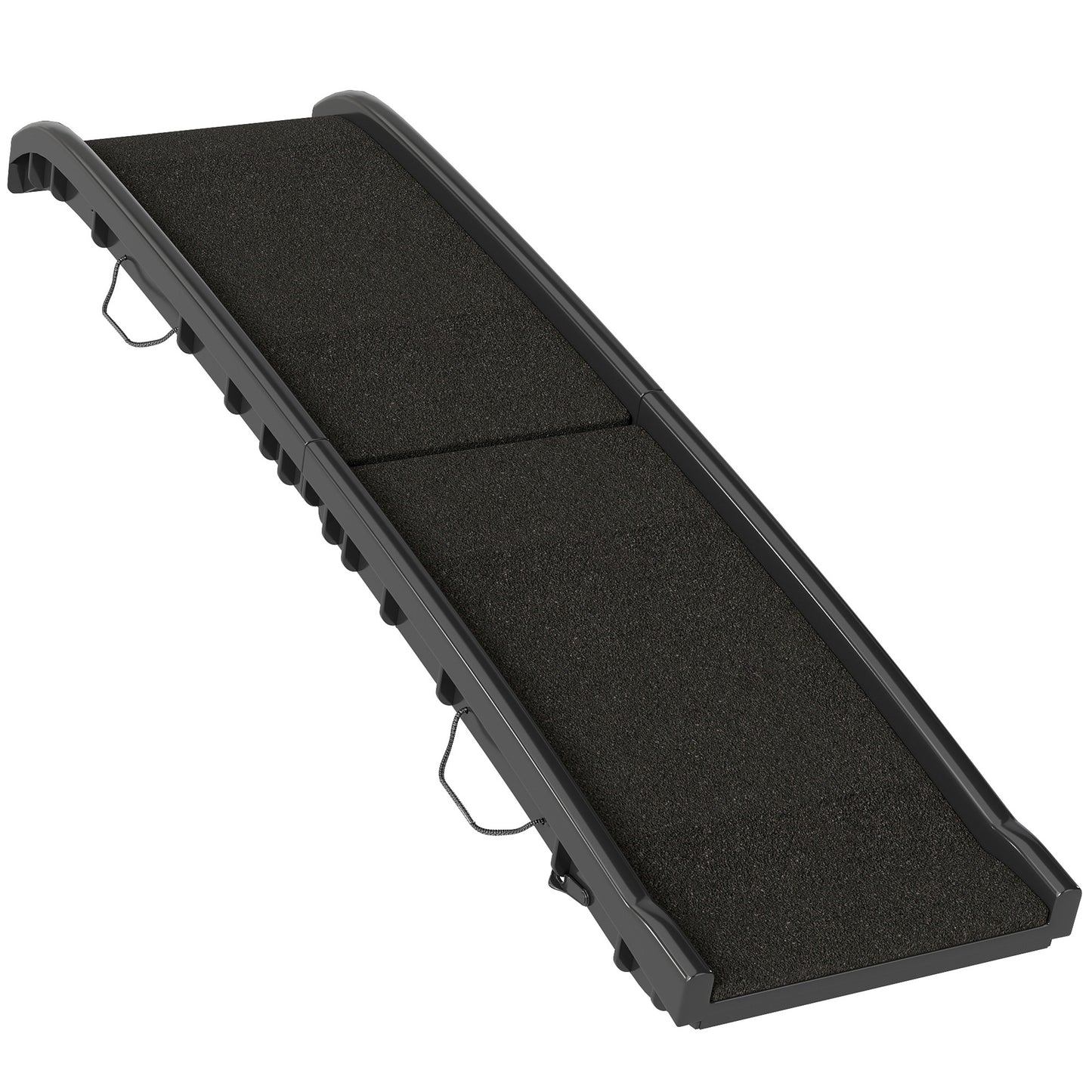 PawHut Foldable Dog Ramp with Frosted Anti-slip Surface, Portable & Lightweight, for Cars, Home, 155 x 38.5 x 15.5 cm