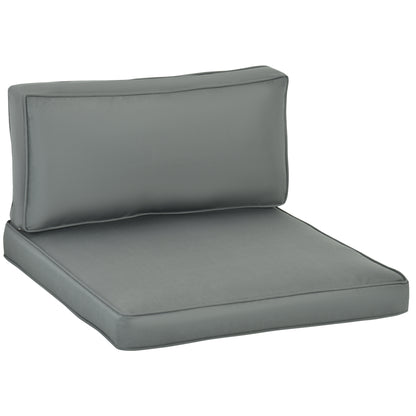 Outsunny 14-Piece Dining Set Cushions - Grey