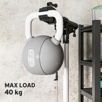 HOMCOM Bike Repair Stand, Max Load 40kg, Foldable, Height Adjustable, for Road Bike, Mountain Bike, E-bike