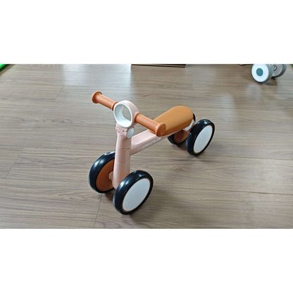 AIYAPLAY Balance Bike, Lightweight Baby Balance Bike with Foldable Design, Adjustable Seat, No Pedal for 1–2 Years, Pink