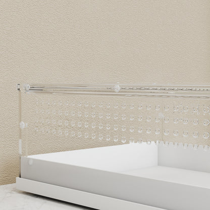 PawHut Acrylic Reptile Terrarium with Top Sliding Door, Vents,  for Snake, Frog, Spider, Gecko, Tarantula, 40 x 30 x 15 cm
