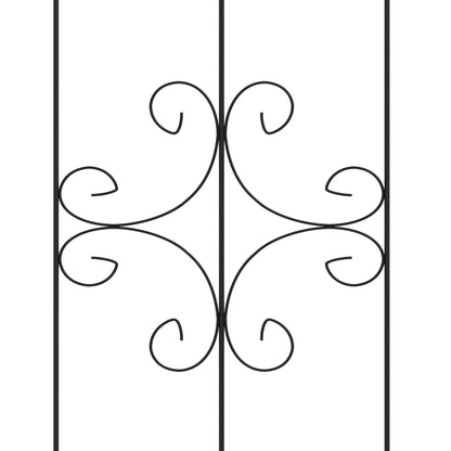Outsunny Set of Four Spiral Anchor Garden Trellis Panels