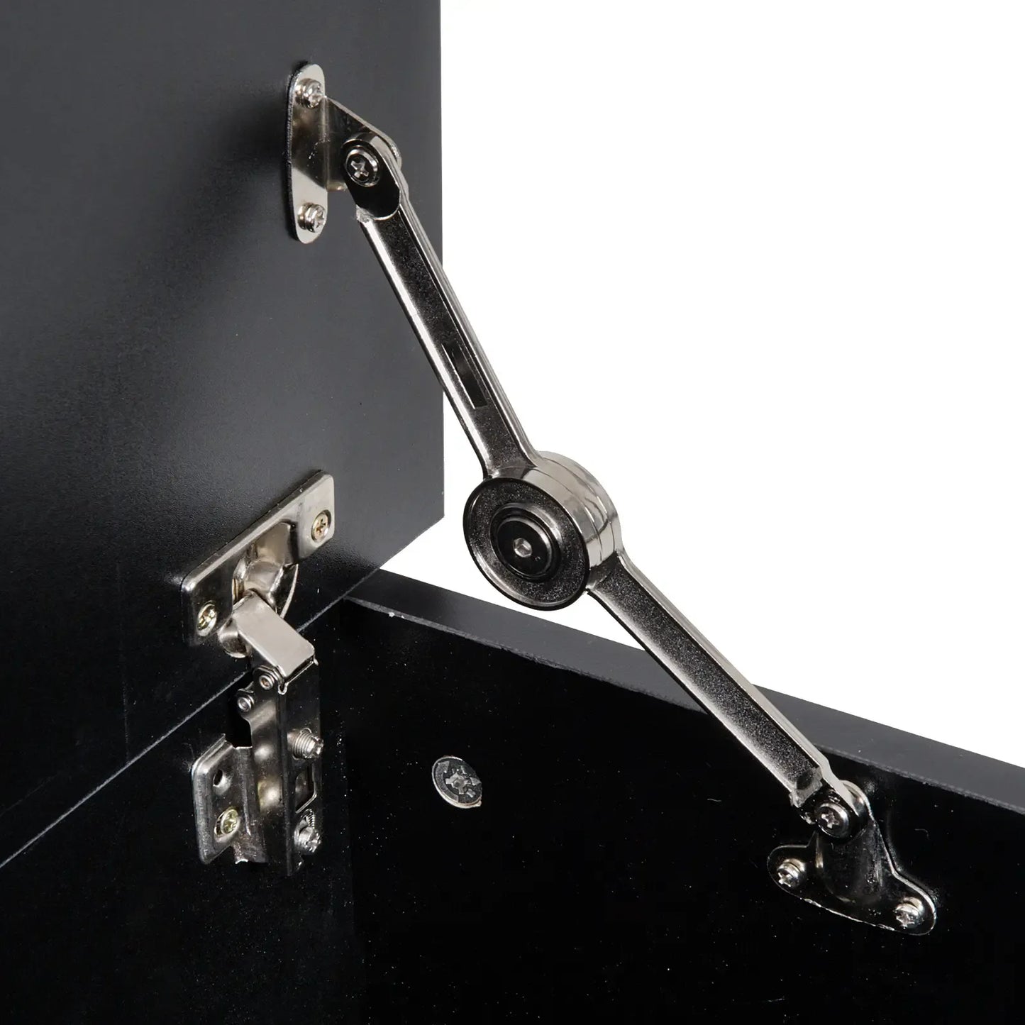 Storage Chest With Lid, 113L Storage Box Black