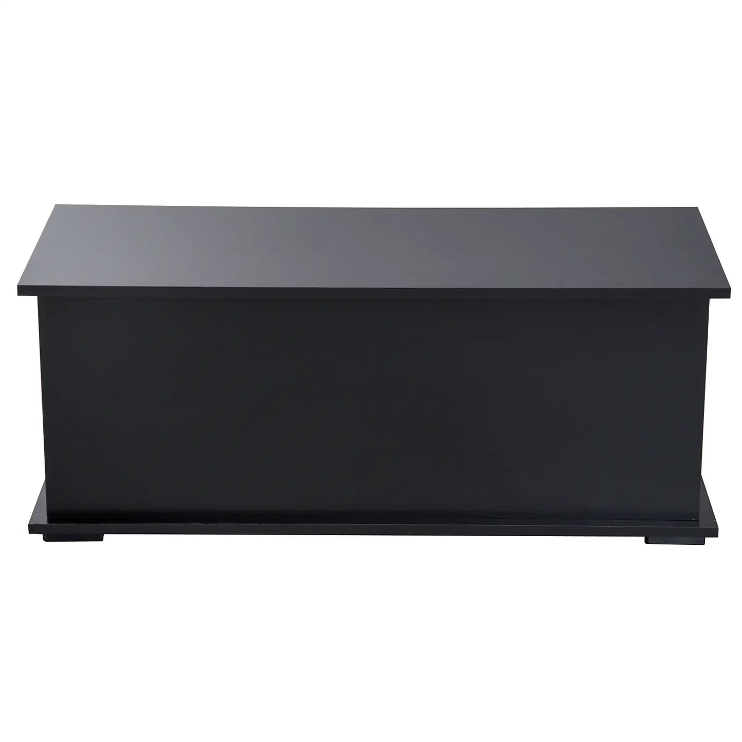 Storage Chest With Lid, 113L Storage Box Black