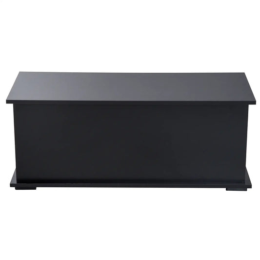 Storage Chest With Lid, 113L Storage Box Black