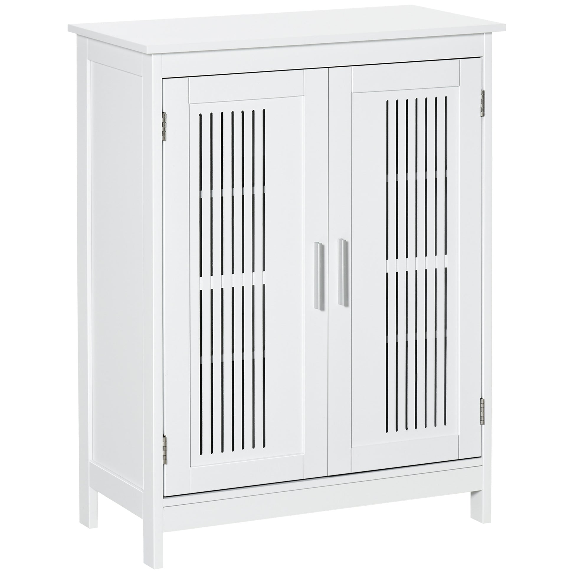 kleankin Modern Bathroom Floor Cabinet - White--ChewyGames-ChewyGames