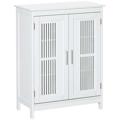 kleankin Modern Bathroom Floor Cabinet - White--ChewyGames-ChewyGames