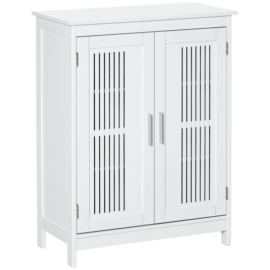 kleankin Modern Bathroom Floor Cabinet - White--ChewyGames-ChewyGames