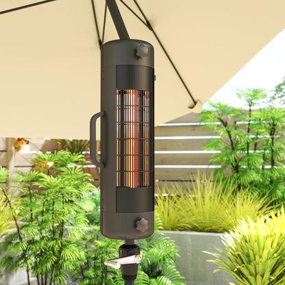Outsunny Patio Parasol Heater, Electric Umbrella Mounted Heater for 25-70 mm Poles